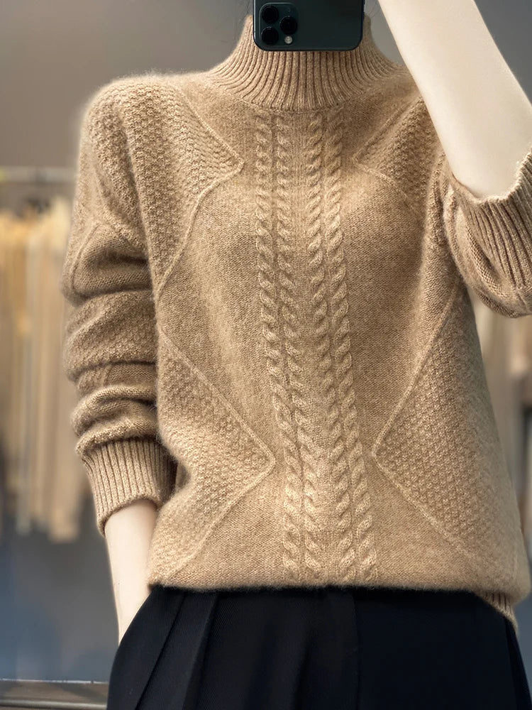 Elisa - 100% Wool Sweater