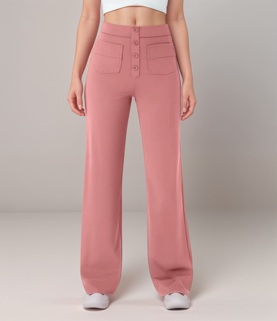 Elsa - Elastic high-waisted trousers