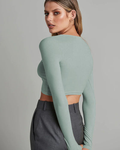 Cecille - Cropped Knit Cardigan