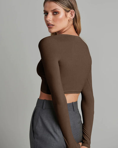 Cecille - Cropped Knit Cardigan